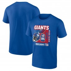 New York Giants Royal Bud Light T-Shirt