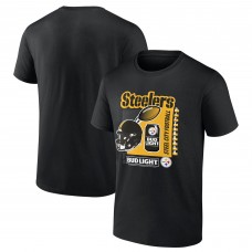 Pittsburgh Steelers Black Bud Light T-Shirt