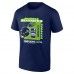 Seattle Seahawks Navy Bud Light T-Shirt