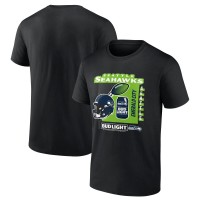 Seattle Seahawks Black Bud Light T-Shirt