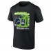 Seattle Seahawks Black Bud Light T-Shirt