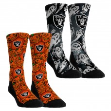 Unisex Las Vegas Raiders Rock Em Socks Halloween Crew Socks 2-Pack Set Unisex Las Vegas Raiders Rock Em Socks Halloween Crew Socks 2-Pack Set