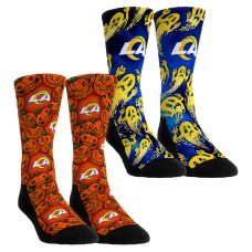 Los Angeles Rams Rock Em Socks Unisex Halloween Crew Socks 2-Pack Set