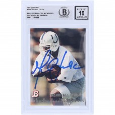 Marshall Faulk Indianapolis Colts Autographed 1994 Bowman #2 Beckett Fanatics Witnessed Authenticated 10 Rookie Card