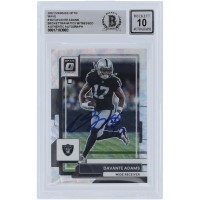 Davante Adams Las Vegas Raiders Autographed 2022 Panini Donruss Optic Wave #103 #/300 Beckett Fanatics Witnessed Authenticated 10 Card