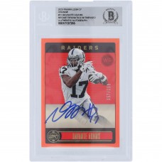 Davante Adams Las Vegas Raiders Autographed 2023 Panini Legacy Orange #51 #/199 Beckett Fanatics Witnessed Authenticated Card
