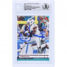Tyreek Hill Miami Dolphins Autographed 2022 Panini Chronicles Photogenic Red #PH-4 #/199 Beckett Fanatics Witnessed Authenticated Card