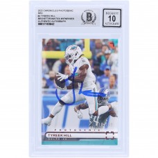 Tyreek Hill Miami Dolphins Autographed 2022 Panini Chronicles Photogenic Red #PH-4 #/199 Beckett Fanatics Witnessed Authenticated 10 Card