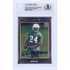 Darrelle Revis New York Jets Autographed 2007 Topps Chrome #BC10 Beckett Fanatics Witnessed Authenticated Rookie Card Darrelle Revis New York Jets Autographed 2007 Topps Chrome #BC10 Beckett Fanatics Witnessed Authenticated Rookie Card