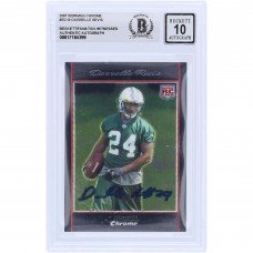 Darrelle Revis New York Jets Autographed 2007 Topps Chrome #BC10 Beckett Fanatics Witnessed Authenticated 10 Rookie Card Darrelle Revis New York Jets Autographed 2007 Topps Chrome #BC10 Beckett Fanatics Witnessed Authenticated 10 Rookie Card
