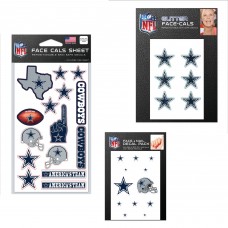 Dallas Cowboys WinCraft 4 x 7 Waterless Tattoos Set