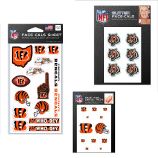 Cincinnati Bengals WinCraft 4 x 7 Waterless Tattoos Set