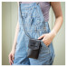 Сумка через плечо Chicago Bears Black Hybrid Leather Cell Phone Wallet