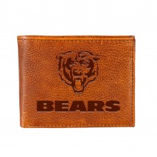 Chicago Bears Bi-Fold Leather Passcase Wallet