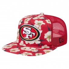 San Francisco 49ers New Era Scarlet Adventure Pattern Golfer Snapback Hat San Francisco 49ers New Era Scarlet Adventure Pattern Golfer Snapback Hat