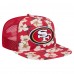 San Francisco 49ers New Era Scarlet Adventure Pattern Golfer Snapback Hat