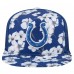 Indianapolis Colts New Era Royal Adventure Pattern Golfer Snapback Hat
