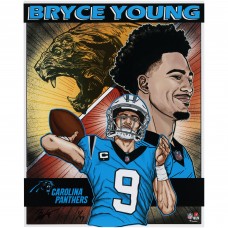 Bryce Young Carolina Panthers Fanatics Authentic 16 x 20 Photo Print - Art by Brian Kong - Limited Edition of 99