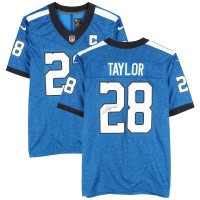 Jonathan Taylor Indianapolis Colts Autographed Fanatics Authentic Royal Alternate Knight Limited Jersey