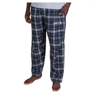 Seattle Seahawks Concepts Sport Navy Ultimate Plaid Flannel Pants