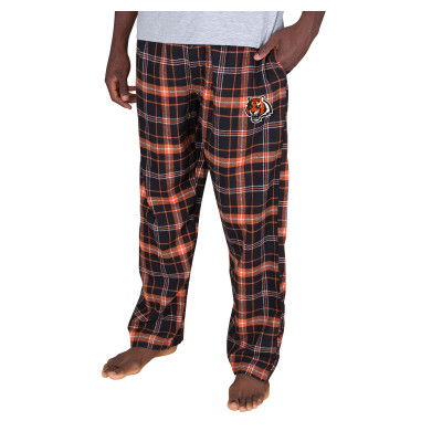 Cincinnati Bengals Concepts Sport Black Ultimate Plaid Flannel Pants