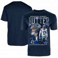 Футболка Dallas Cowboys Brandon Aubrey Fanatics Navy Graphic