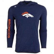Футболка с длинным рукавом с капюшоном Denver Broncos Greyson Clothiers Navy Colorado