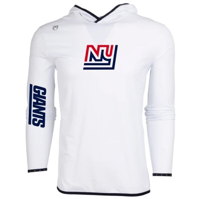 New York Giants Greyson Clothiers White Colorado Long Sleeve Hoodie T-Shirt