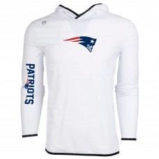 New England Patriots Greyson Clothiers White Colorado Long Sleeve Hoodie T-Shirt