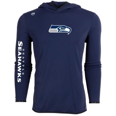 Seattle Seahawks Greyson Clothiers College Navy Colorado Long Sleeve Hoodie T-Shirt