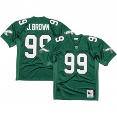 Игровая джерси Jerome Brown Philadelphia Eagles Mitchell & Ness 1991 Authentic - Kelly Green