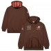 Толстовка Cleveland Browns Mitchell & Ness Brown Vintage Logo Team OG 2.0 Fleece