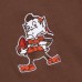 Толстовка Cleveland Browns Mitchell & Ness Brown Vintage Logo Team OG 2.0 Fleece