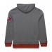 San Francisco 49ers Mitchell & Ness Heather Gray Vintage Logo Snow Washed Fleece Pullover Hoodie