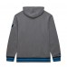 Толстовка Carolina Panthers Mitchell & Ness Heather Gray Vintage Logo Snow Washed Fleece