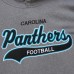 Толстовка Carolina Panthers Mitchell & Ness Heather Gray Vintage Logo Snow Washed Fleece