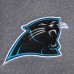 Толстовка Carolina Panthers Mitchell & Ness Heather Gray Vintage Logo Snow Washed Fleece