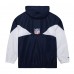 Chicago Bears Mitchell & Ness Navy Vintage Logo Ultimate Lightweight Full-Zip Windbreaker