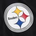 Pittsburgh Steelers Mitchell & Ness Vintage Logo Ultimate Lightweight Full-Zip Windbreaker - Black