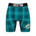 Miami Dolphins Rock Em Socks Two-Pack Plaid and Checkerboard Boxer Briefs