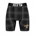 New Orleans Saints Rock Em Socks Two-Pack Plaid and Checkerboard Boxer Briefs