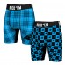 Carolina Panthers Rock Em Socks Two-Pack Plaid and Checkerboard Boxer Briefs