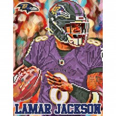 Baltimore Ravens Lamar Jackson Diamond Painting Art Craft Kit