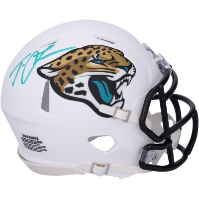 Trevor Lawrence Jacksonville Jaguars Autographed Fanatics Authentic Riddell 2024 Alternate Speed Mini Helmet