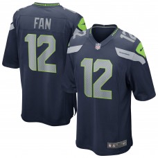 Seattle Seahawks 12s Nike College Navy Team Game Jersey