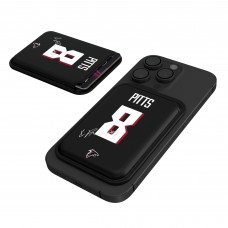 Atlanta Falcons Kyle Pitts Keyscaper Black Magnetic Credit Card Wallet