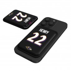 Baltimore Ravens Derrick Henry Keyscaper Black Magnetic Credit Card Wallet