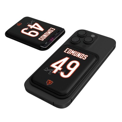 Chicago Bears Tremaine Edmunds Keyscaper Black Magnetic Credit Card Wallet