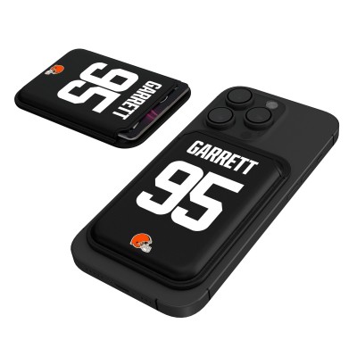Cleveland Browns Myles Garrett Keyscaper Black Magnetic Credit Card Wallet