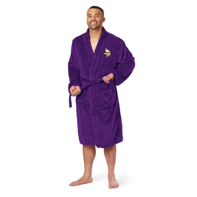 Minnesota Vikings The Northwest Group Purple Silk Touch Robe